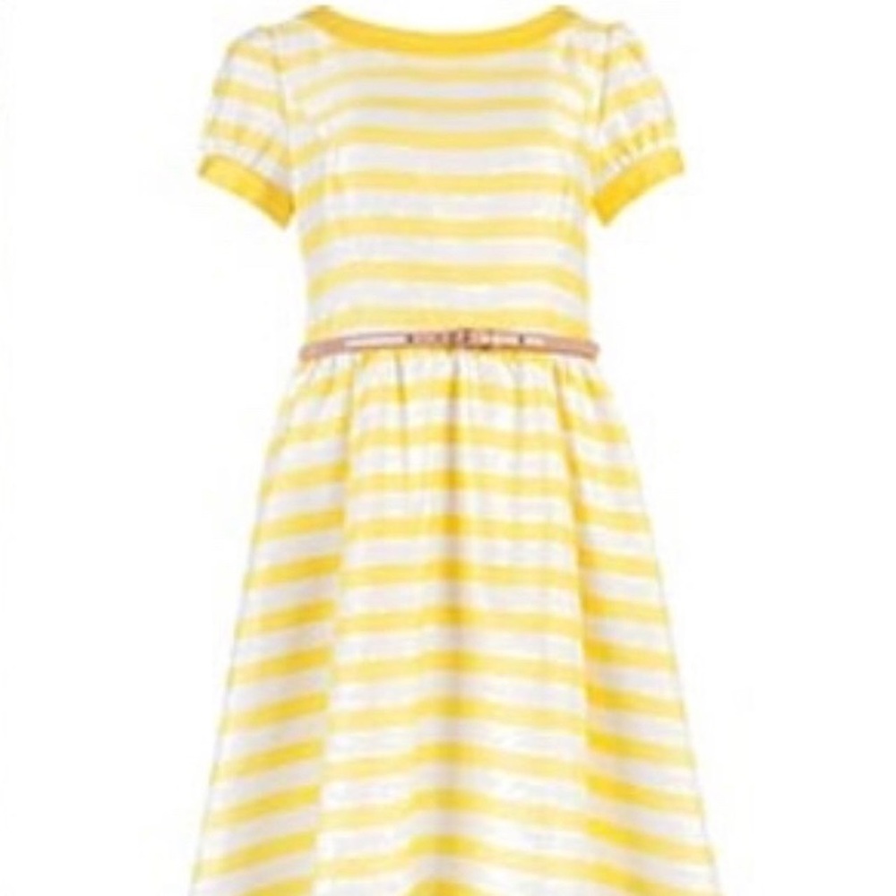 Ted Baker Yellow Striped Dress